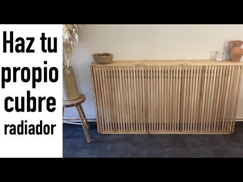 Como hacer un cubre radiador moderno y fácil