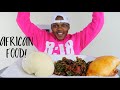 NIGERIAN/AFRICAN FOOD (HAND EATING) FUFU, EFORIRO + BEEF • MUKBANG!