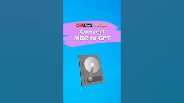 How to Convert MBR Disk to GPT #windowstips