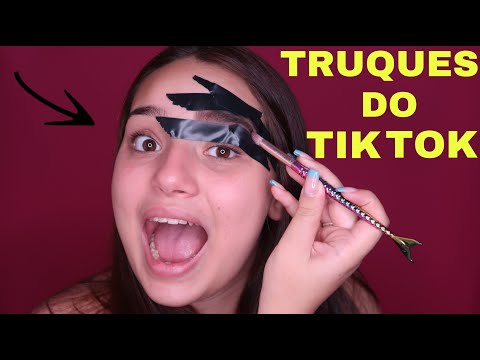 TESTANDO TRUQUES DE MAKE DO TIK TOK - SÉRA QUE FUNCIONA ?