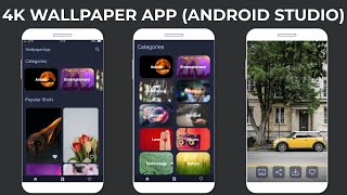 4K/HD Wallpaper Android App + Admin App (Source Code)