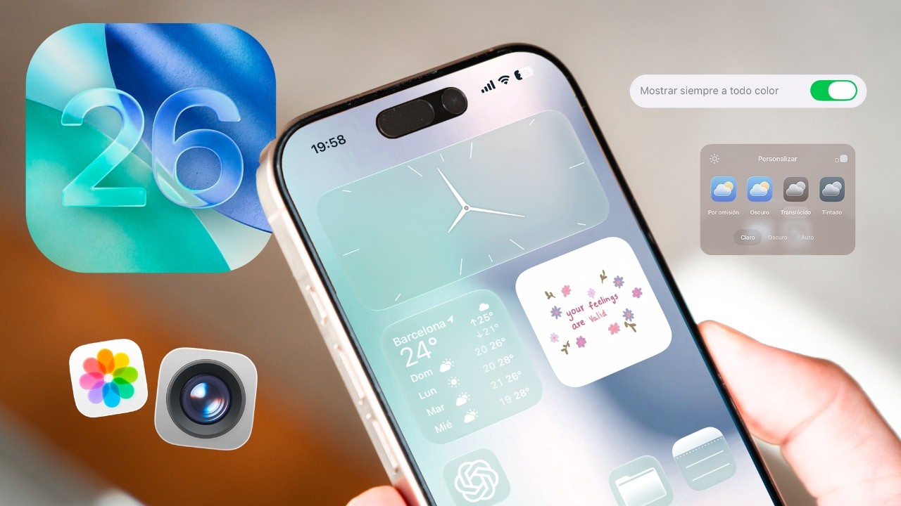 Así puedes personalizar ahora tu iPhone con iOS 26 🫧✨🤍