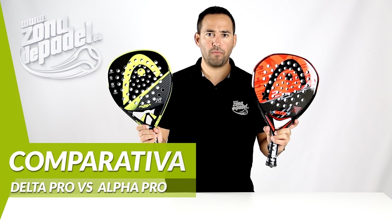 Comparativa palas Head Pro Alpha Pro - YouTube