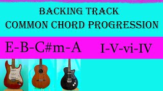 Backing Track E B Cm A Common Progression 110 bpm