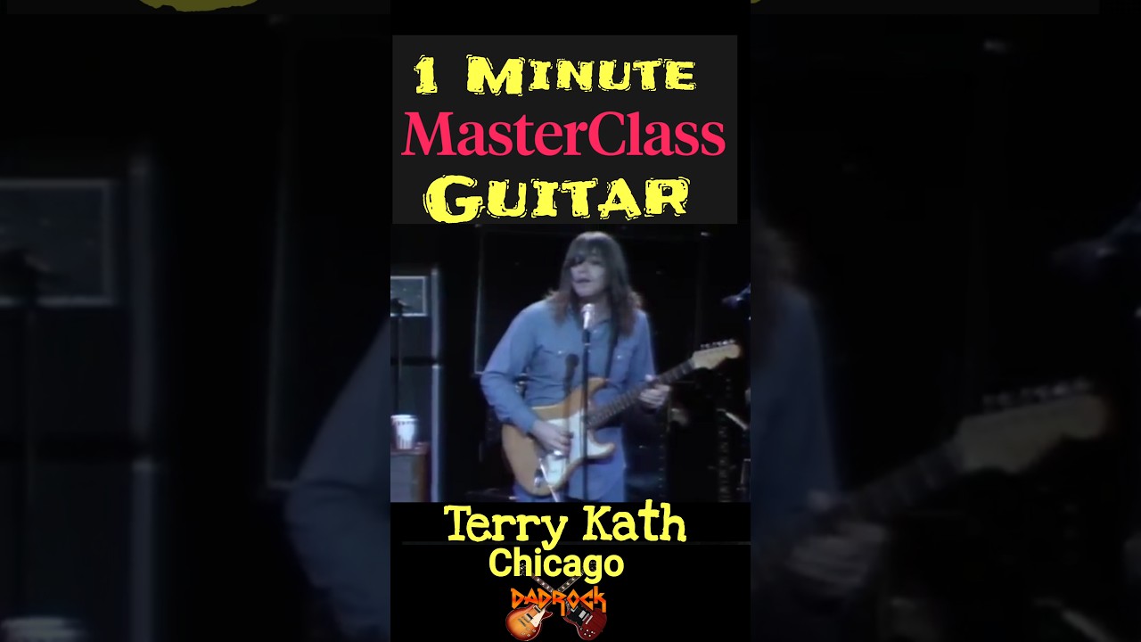 Terry Kath Of Chicago 1 Minute Guitar Masterclass 