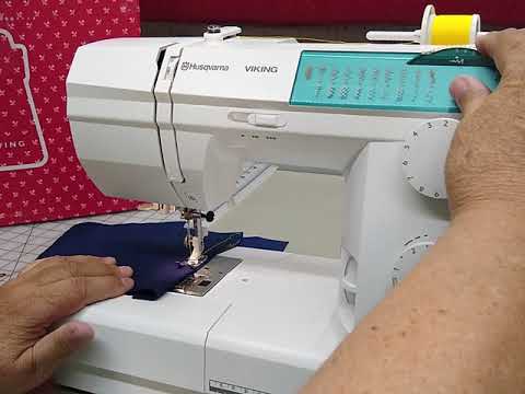 Sewing Basics on the Viking Emerald 118 #ELEHOSP - YouTube