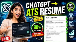 How to Create an ATS-Friendly Resume Using ChatGPT | FREE AI Resume Builder (98% ATS Score)