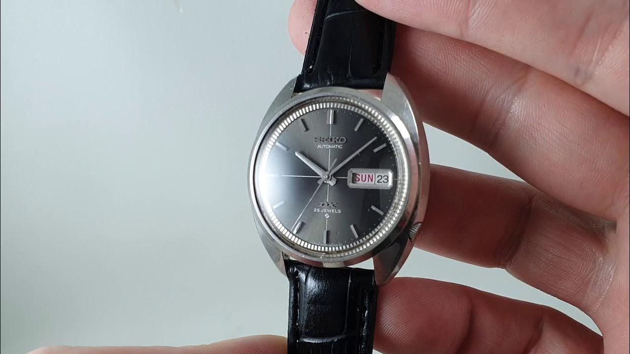 1968 Seiko DX men's vintage automatic watch. Model reference 6106-6000 -  YouTube