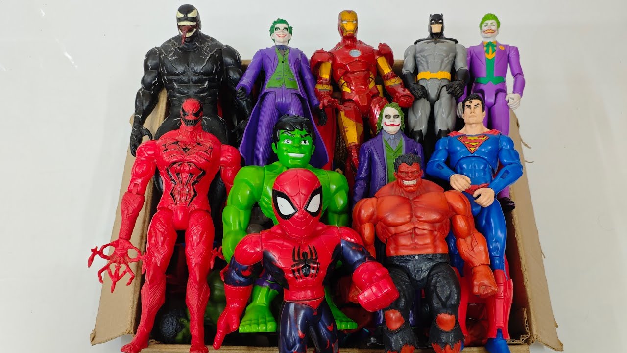 IRONMAN vs HULK vs SPIDERMAN AVENGERS CAPTAIN AMERICA,VENOM CARTOON, BATMAN,THANOS AVENGERS ASSEMBLE