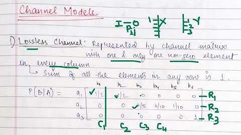 5CS3-01, L13 ITC, Channel Model(U2) by Sneh Rachna