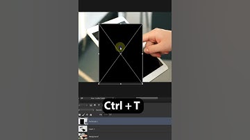 easily create realistic screen mockup || #shorts #photoshoptutorial