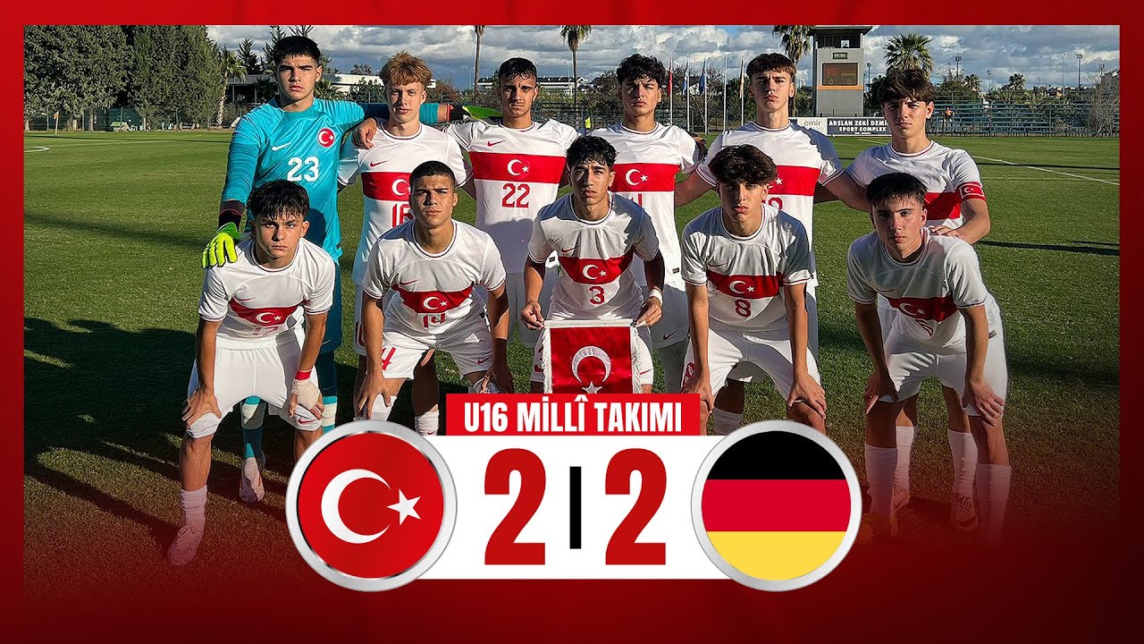 U16 Türkiye 2-2 U16 Almanya | Özel Maç