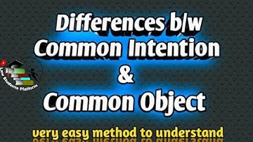 Difference b/w common intention and common object | 34 vs 149 | PPC 1860 | LSP Law Students Platform