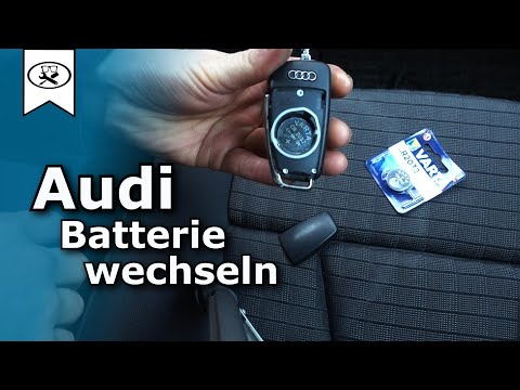 Audi A3 Schlüssel Batterie wechseln, Change the battery key, Tutorial, VitjaWolf