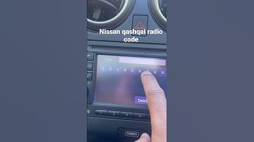 Nissan qaashqai 2012,radio, satnav code entry
