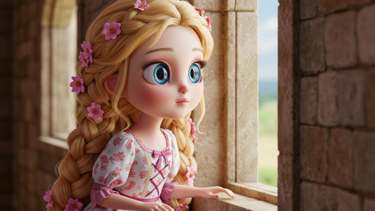 A História da Rapunzel com Música e Magia ✨ | Desenho Animado Infantil