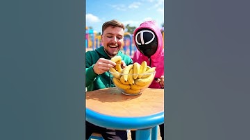 Mr Beast & Squid Game AI Bananas ASMR #squidgame #squidgame2 #ai #asmr #mrbeast
