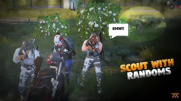 sc0ut with Randoms | Funny Matchmaking : Pubg Mobile