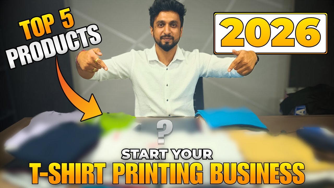 Don't Start a Tshirt Printing Business Before Watching This (2026 Guide)⚠️