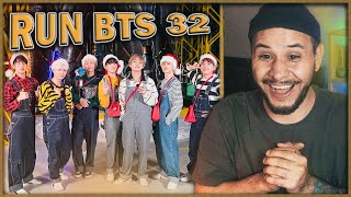 RUN BTS - 32 Эпизод 🎅САНТА КЛАУСЫ🎅 РЕАКЦИЯ