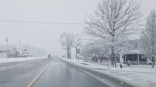 Heaviest snow on Monday falls southwest of Springfield