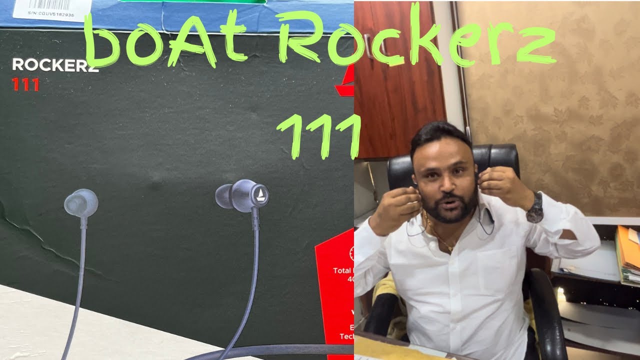 boAt Rockerz 111 | Best Bluetooth Wireless Neckband | How to connect ...