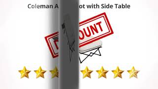 Coleman Airbed Cot with Side Table  | Review and Discount