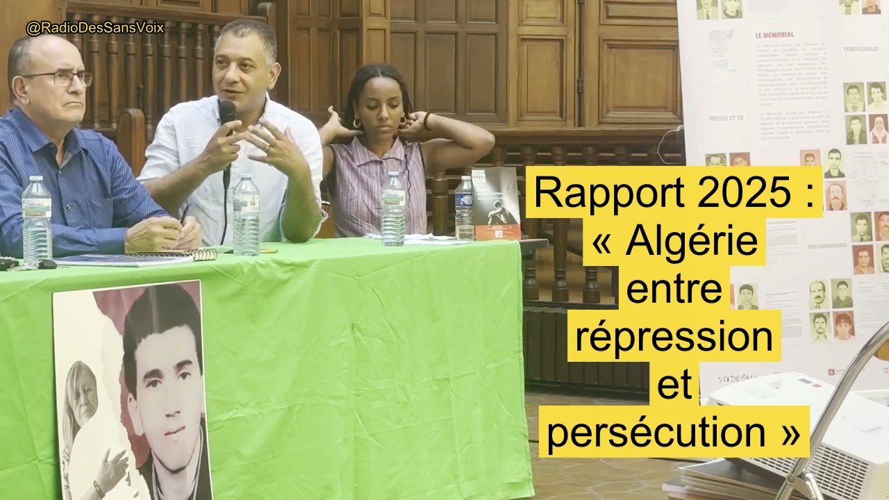 Algérie : un rapport accablant dénonce l’intensification de la répression en 2025