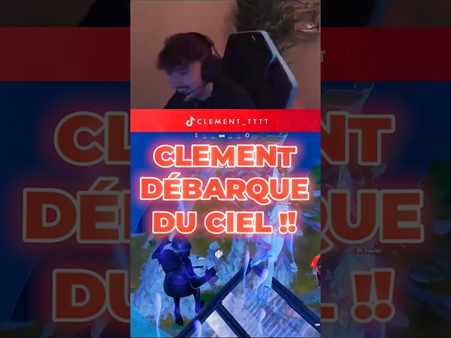 @clement_ttt débarque du ciel pour tout casser 💪 #fortnite #fortnitefr #fortniteclips #esport