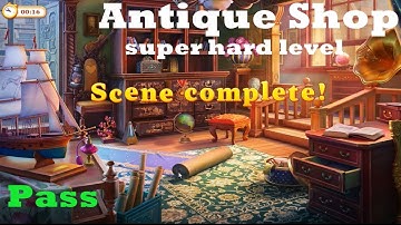 Manor Matters hidden objects  #59 Antique Shop with pictures HD - Super Hard Level pass | gameplay
