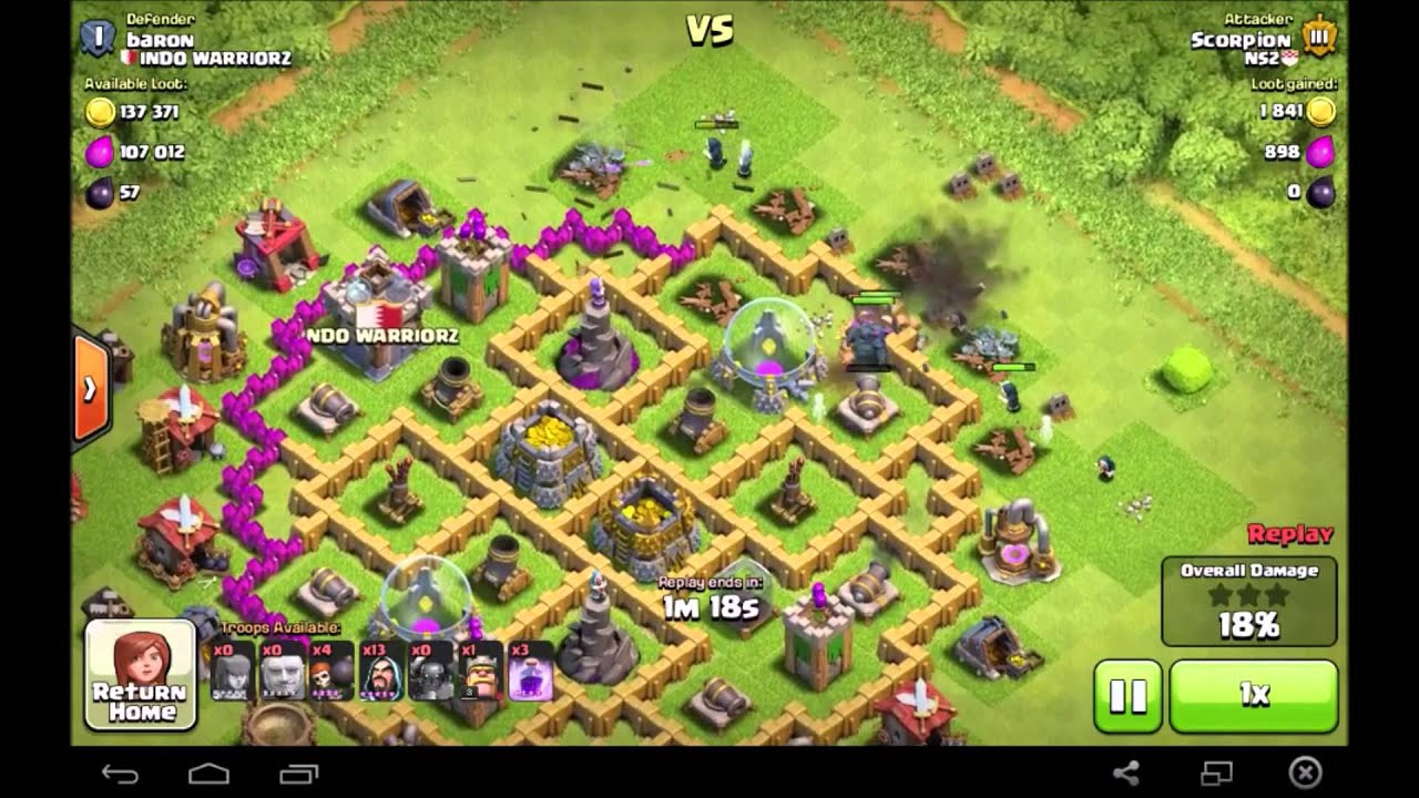 GiWiPe - Town Hall 8 Attack Strategy