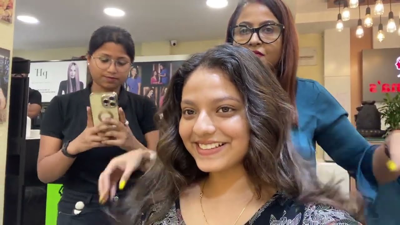 New look || Reema’s salon || long hair to short hair transformation || THE BONG CASE ||