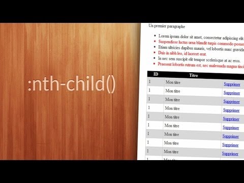 Vidéo: Qu'est-ce qu'un enfant en CSS ?