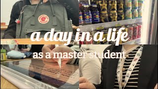 a day in my life as a master student