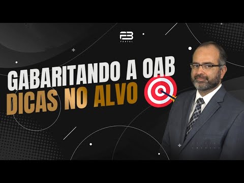 GABARITANDO A OAB #058 | RESOLUÇÃO DE QUESTÕES OAB FGV