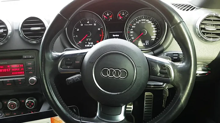 Audi TT 2006-2014 service reset