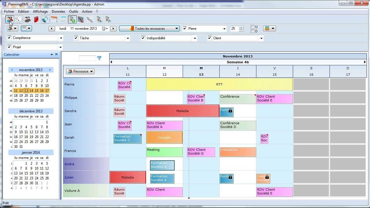 Présentation Du Logiciel De Planification Planningpme Youtube