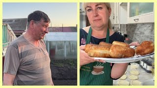 Встретила Мужа с ПИРОЖКАМИ😅,а он на обход ОГОРОДА 🤣