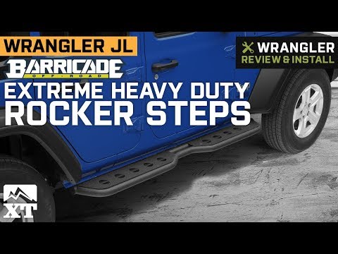 Jeep Wrangler JL Barricade Extreme Heavy Duty Rocker Steps (2018 4 Door) Review & Install