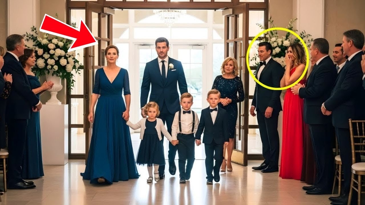 Sie luden die Ex ein, um sie zu demütigen — sie kam mit Drillingen und stoppte die Hochzeit