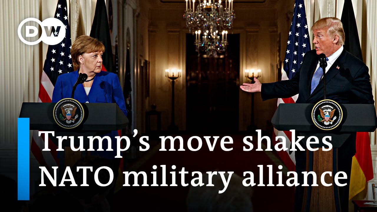 Film backdrop image for Trump confirms plan to withdraw US troops from 'delinquent' Germany (2020)