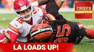 CHIEFS SQUAD SHOW: Are Kansas City Chiefs LOOKING UP at Los Angeles Rams after Myles Garrett TRADE!?