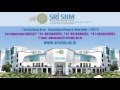 SriSIIM- Sri Sharada Institute of Indian Management - Research Campus View SriSIIM- Sri Sharada Institute of Indian Management - Research Campus View