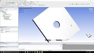 Famous ANSYS WORKBENCH - Stress analysis of rectangular plate with holoe Net Worth