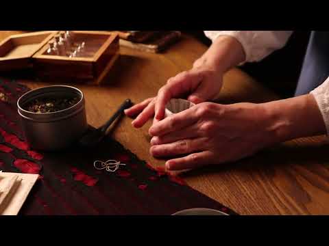 This WAS My First ASMR Video Apothecary Sounds ASMR Cinematic No Talking (with Fireplace Sounds)