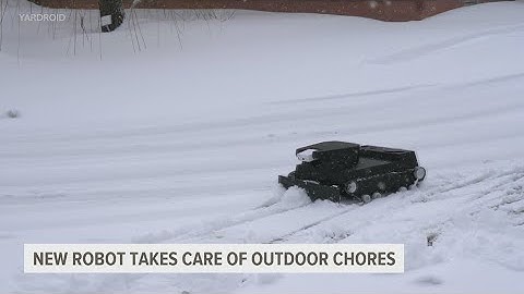 Yardroid: The all-in-one robot that will take care of your outdoor chores for you