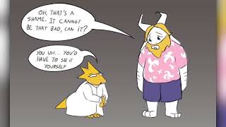 ||Asgore and Alphys|| [Undertale Comic Dub] Resimi