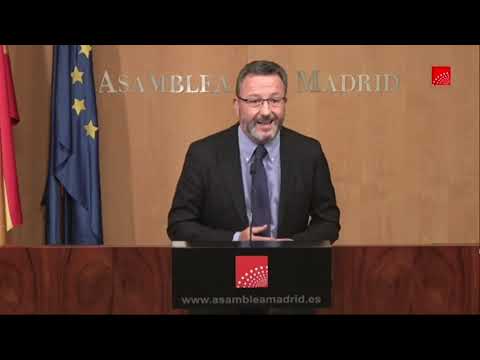 Rueda de prensa de Íñigo Henríquez de Luna tras la Junta de Portavoces de la Asamblea de Madrid