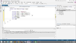 ( ToLower - ToUpper ) Session 4 Part 2 | C# MTCMET