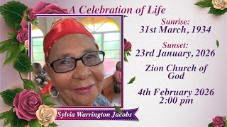 Celebrating the life of Sylvia Warrington Jacobs